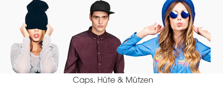 Caps, Hüte & Mützen
