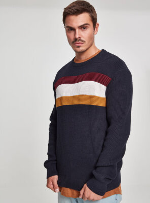 Urban Classics - Herren BLOCK Knit Sweater...