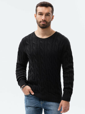 Ombre - Mens E195 Knit Sweater BLACK S