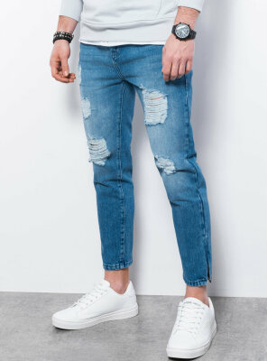 Ombre - Herren P1028 Skinny Fit Jeans INDIGO S