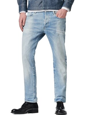 G-Star Raw - Herren 3301 Straight Tapered Jeans - LIGHT...