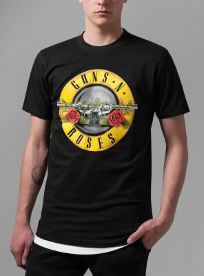 Merchcode - herren GUNS N ROSES Artist Logo T-Shirt -...